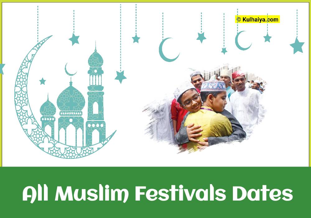 All Muslim Festivals Dates