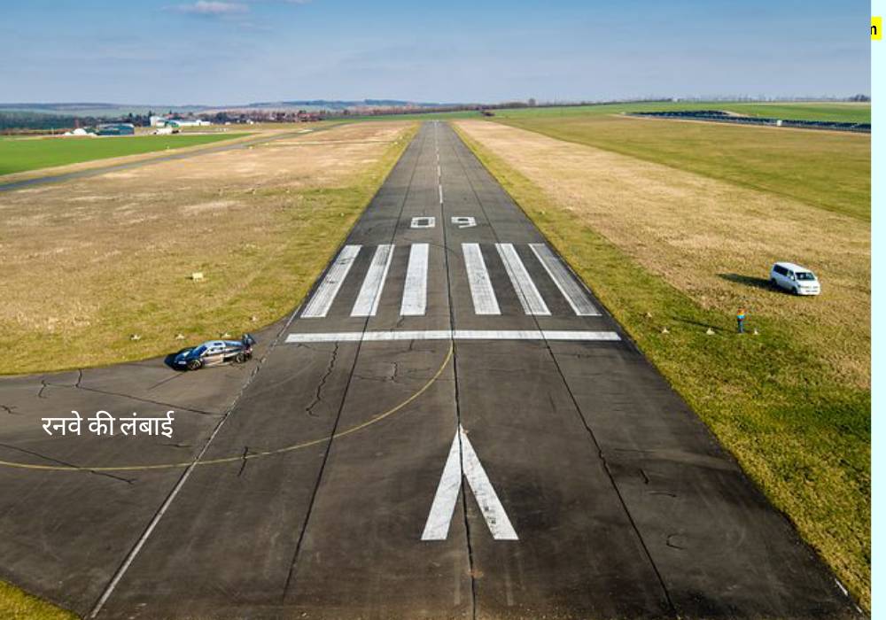 रनवे की लंबाई हवाई अड्डा