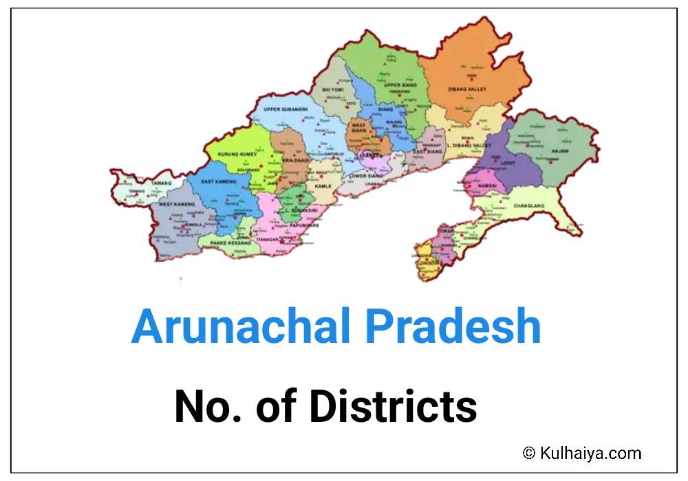 how Many districts in arunachal pradesh