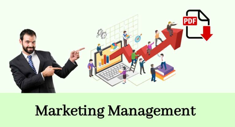 Marketing Management In Hindi PDF
